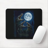 Tapis De Souris Crocodile Howling At The Moon Wildlife Crocodiles  (Avec souris)