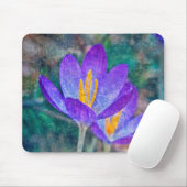 Tapis De Souris Crocus (Avec souris)