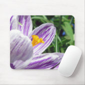 Tapis De Souris Crocus de printemps violet (Avec souris)