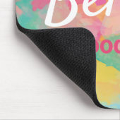 Tapis De Souris Croire en les bonnes choses Citer l'aquarelle Abst (Coin)