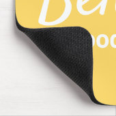 Tapis De Souris Croire en les bonnes choses Citer Positivité Jaune (Coin)