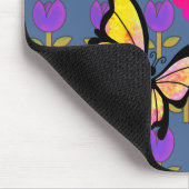 Tapis De Souris Croire en Miracles Vibrant Arc-en-ciel papillon (Coin)