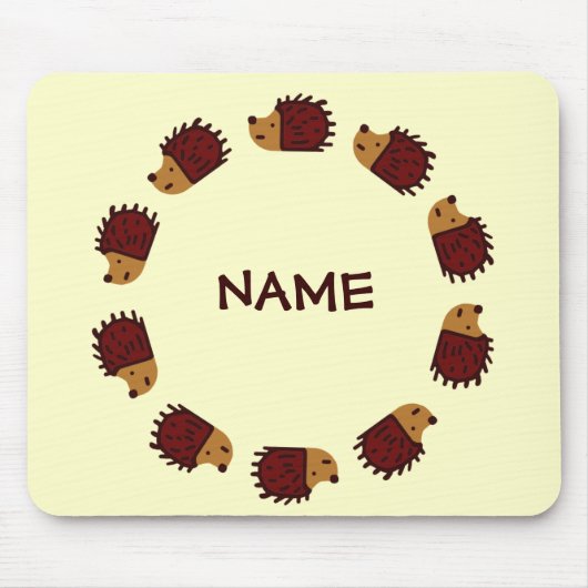 Tapis De Souris Croisement de hérisson ! (Devant)