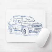 Tapis De Souris Croiseur des FJ de jouet (Avec souris)