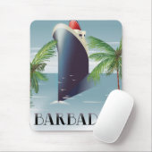Tapis De Souris Croisière à la Barbade (Avec souris)
