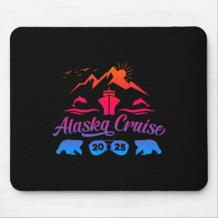 Tapis De Souris Croisière Alaska 2025 Voyage vacances d'été en fam