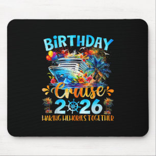 Tapis De Souris Croisière d'anniversaire 2026 Créer des souvenirs