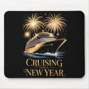 Tapis De Souris Croisière dans la nouvelle année Croisière familia
