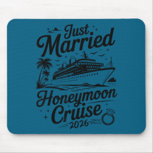 Tapis De Souris Croisière de lune de miel adorable pour jeunes mar
