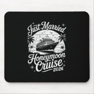 Tapis De Souris Croisière de lune de miel Cute Just Married 2026 J