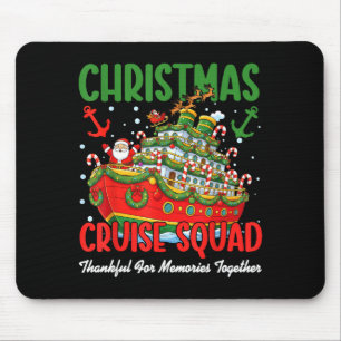 Tapis De Souris Croisière de Noël Croisièmas Squad 2025 Reconnaiss