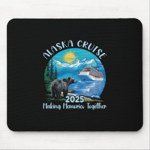 Tapis De Souris Croisière en Alaska 2025 Correspondance Famille Am