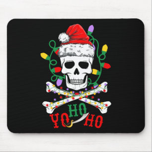 Tapis De Souris Croisière en bateau pirate Yo S Ho Xmas Crâne Os c