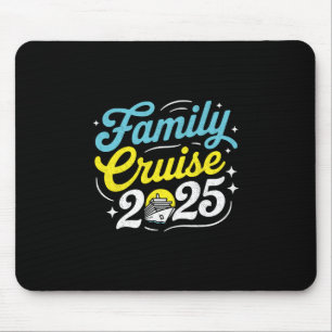 Tapis De Souris Croisière en famille 2025 Groupe de vacances corre