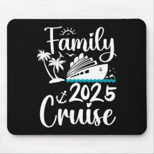 Tapis De Souris Croisière en famille 2025 Squad vacances assorties