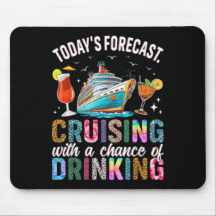 Tapis De Souris Croisière en famille 2025 T-shirt coordonné pour f