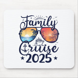Tapis De Souris Croisière en famille 2025 Vacances d'été en famill