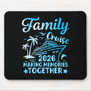 Tapis De Souris Croisière en famille 2026 Voyage de vacances Corre