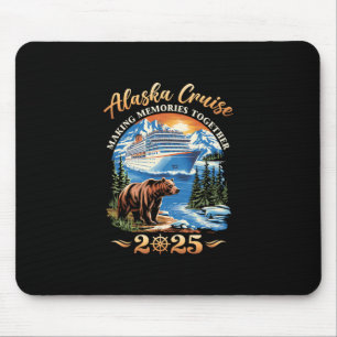 Tapis De Souris Croisière en Famille en Alaska Créer des Souvenirs