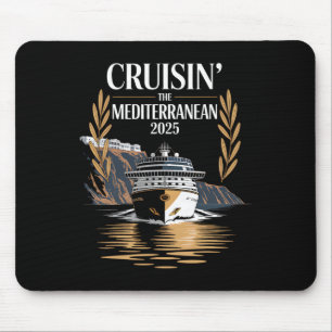 Tapis De Souris Croisière en Méditerranée 2025 Voyage en croisière
