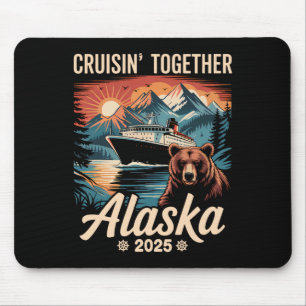 Tapis De Souris Croisière Ensemble Alaska 2025 Famille Amie Alaska