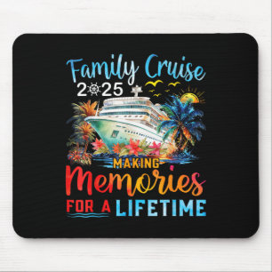 Tapis De Souris Croisière familiale 2025 Vacances d'été en famille