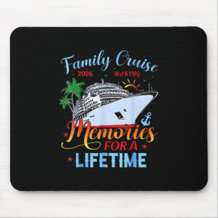 Tapis De Souris Croisière familiale 2026 Vacances de croisière fam