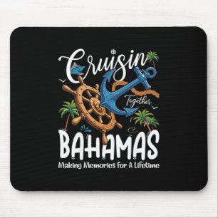 Tapis De Souris Croisière familiale aux Bahamas ensemble 
