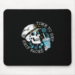 Tapis De Souris Croisière familiale Time To Get Ship Faced 2025 Cr