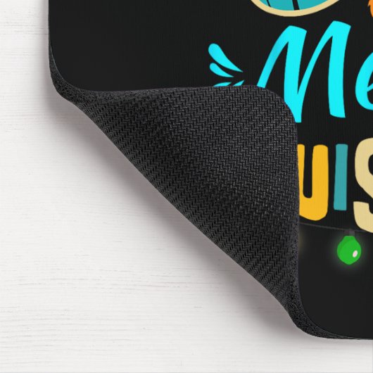 Tapis De Souris Croisière Joyeuse Noël Père Noël Reindeer (Coin)