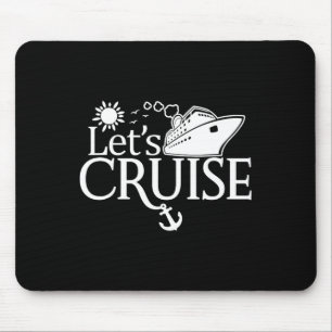 Tapis De Souris Croisière pour hommes femmes enfants vacances été