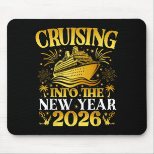 Tapis De Souris Croisière pour le Nouvel An 2026 Vacances en famil