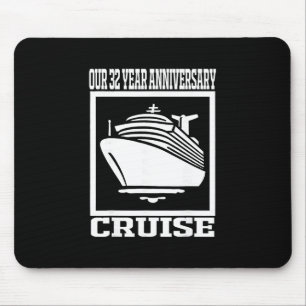 Tapis De Souris Croisière pour les 32 ans d'anniversaire pour homm