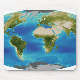 Tapis De Souris Croissance de plantes moyenne de la terre