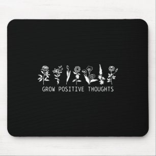 Tapis De Souris Croissance des pensées positives Sensibilisation à