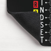 Tapis De Souris Croissance Mindset Définition Cool Noir Mois d'his (Coin)