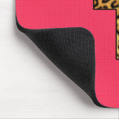 Tapis De Souris Croix à la mode d'impression de guépard de mode (Coin)