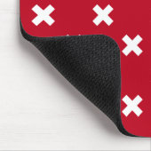 Tapis De Souris Croix blanche sur le rouge (Coin)