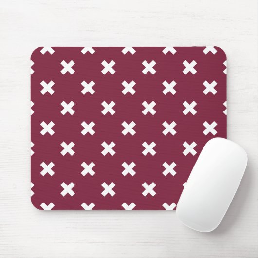 Tapis De Souris Croix blanche sur mûrier (Avec souris)