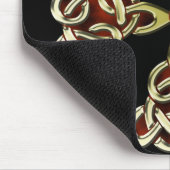 Tapis De Souris Croix celtique d'or Mousepad (Coin)