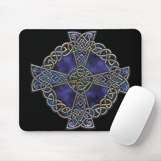Tapis De Souris Croix celtique Mousepad (Avec souris)