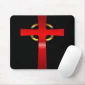 Tapis De Souris Croix celtique Mousepad (Avec souris)