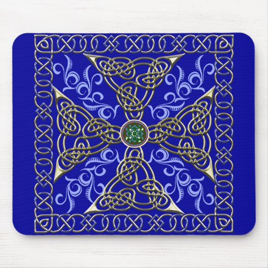 Tapis De Souris Croix celtique Mousepad de noeud (Devant)