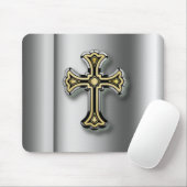 Tapis De Souris Croix chrétienne (Avec souris)