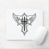 Tapis De Souris Croix chrétienne (Avec souris)