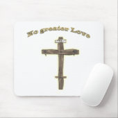 Tapis De Souris Croix chrétienne (Avec souris)