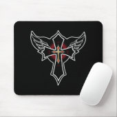 Tapis De Souris Croix chrétienne (Avec souris)