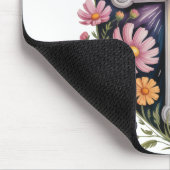 Tapis De Souris Croix de foi florale (Coin)