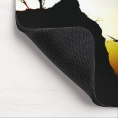 Tapis De Souris Croix de lever de soleil (Coin)