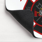 Tapis De Souris Croix maltaise - lieutenant (casque rouge) (Coin)